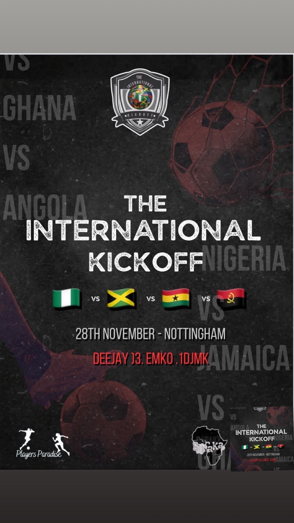 The international Kickoff