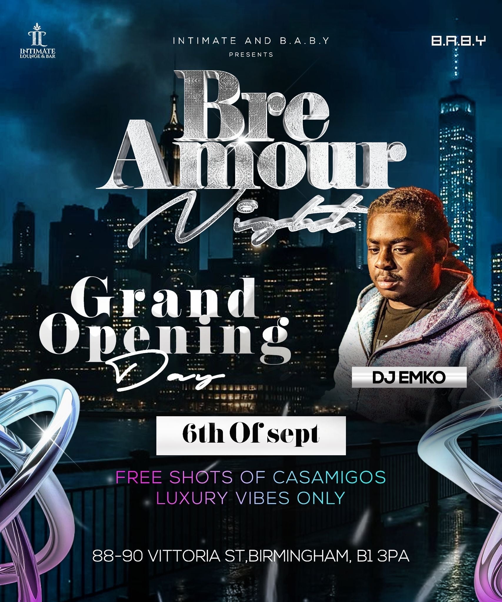 Bre Amour Night Grand Opening