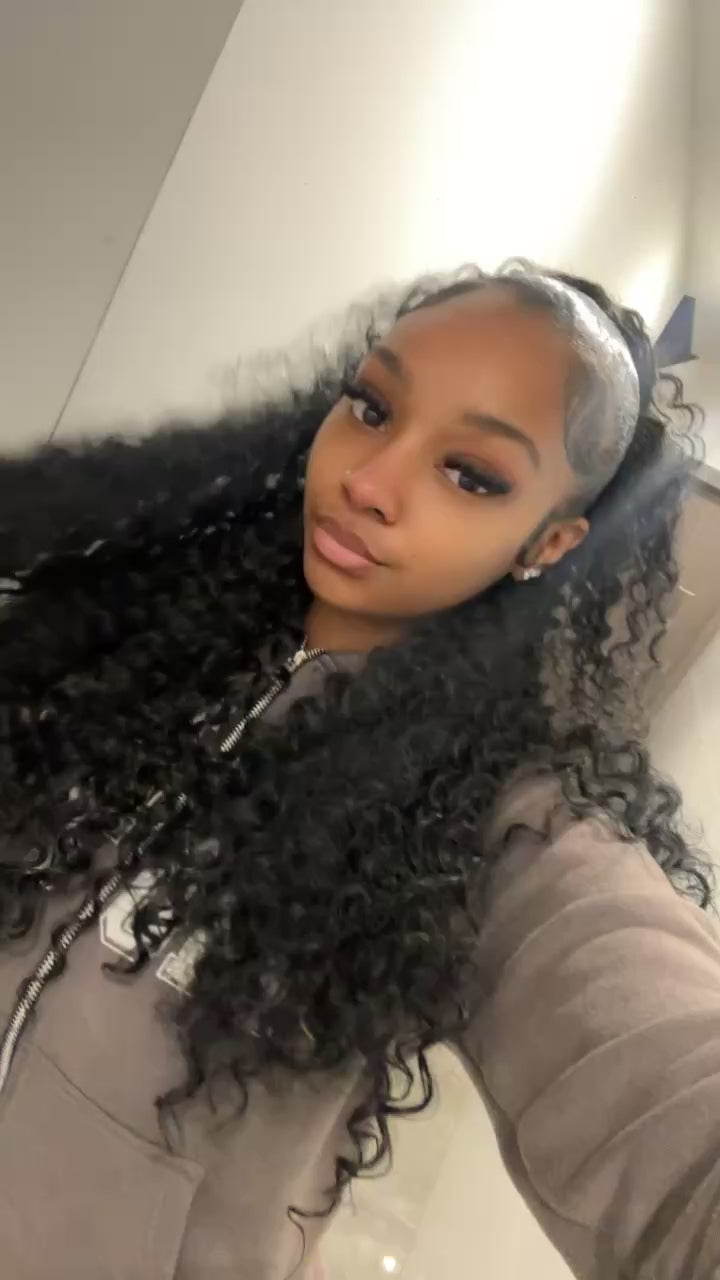 C.layss Sleek hairstyle